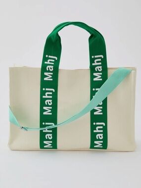 Oh My Mahjong Kelly Green Mahj It All tote bag